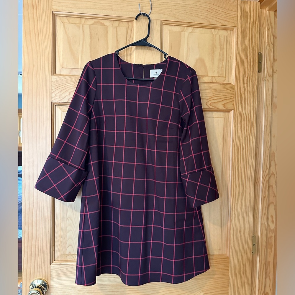 Burgundy Chambers Dress - Tuckernuck - XS